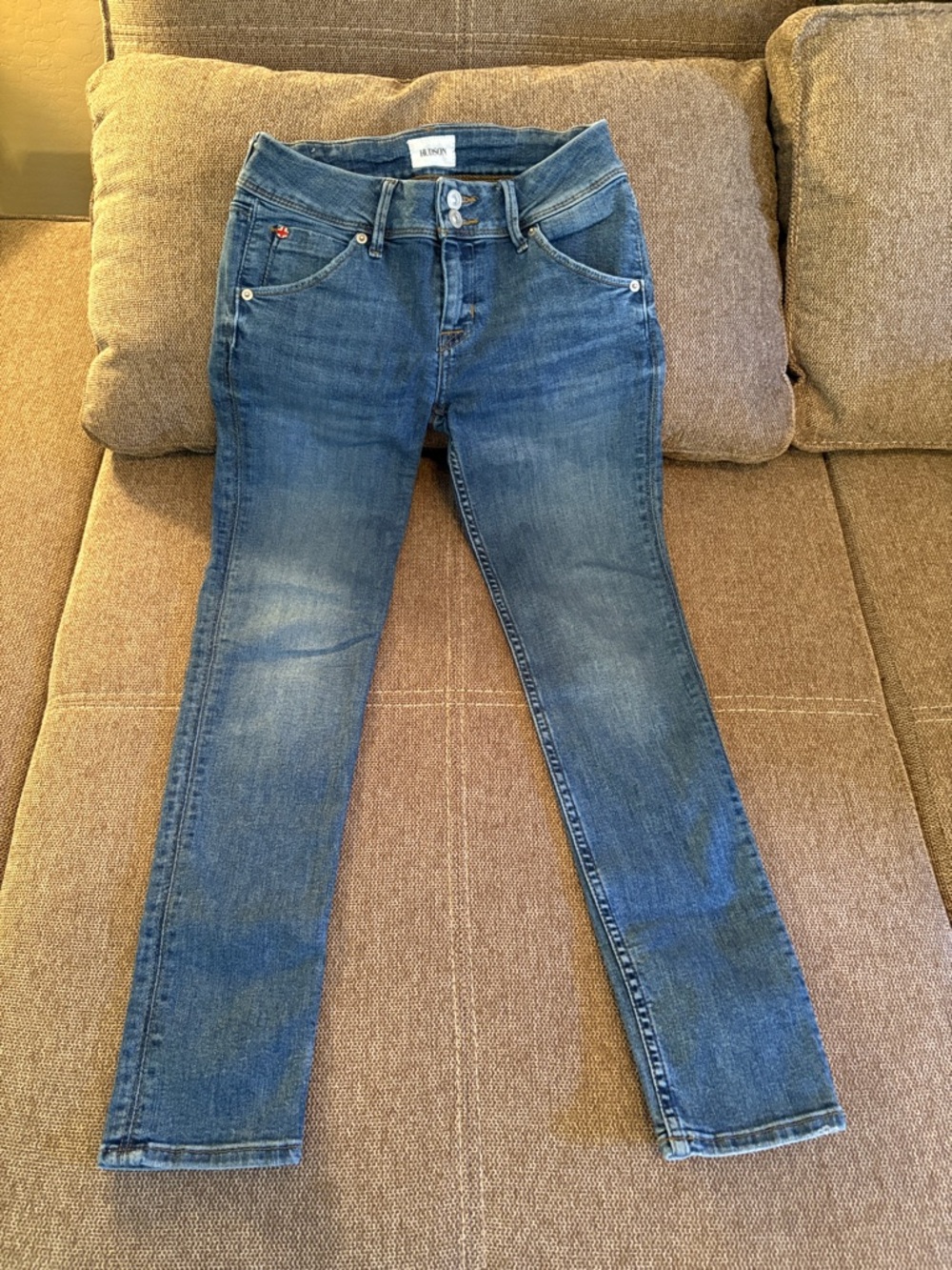 Hudson Jeans Women's Skinny Jeans in Medium Blue Wash